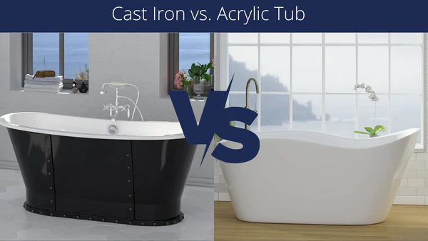 Acrylic vs Cast Iron Bathtubs